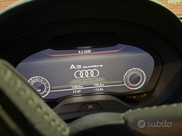 Audi a3 sportback 2.0 tfsi 190 cv quattro s tronic
