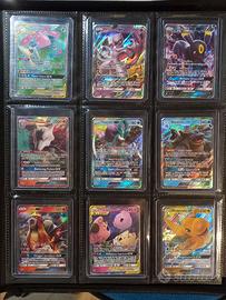 Lotto 9 carte pokémon GX