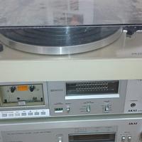 impianto hifi vintage con 2 casse da 170  w