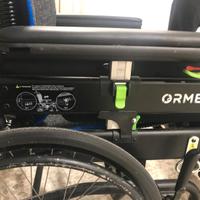 sedia a rotelle reclinabile