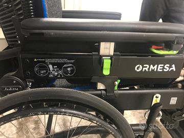 sedia a rotelle reclinabile