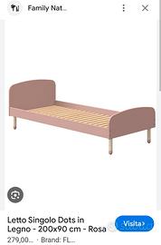 Flexa letto legno mod.Play una piazza _90x200