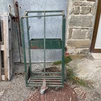 Carrello portabombole per saldatrice