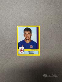 Figurina Roberto Baggio Fiorentina Panini 1988-89