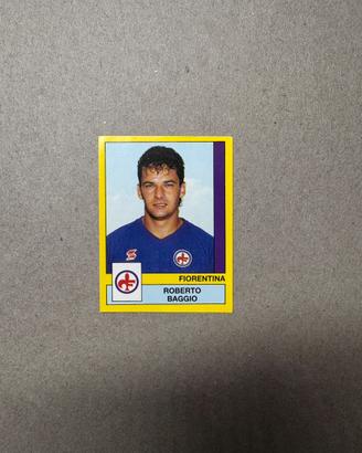 Figurina Roberto Baggio Fiorentina Panini 1988-89