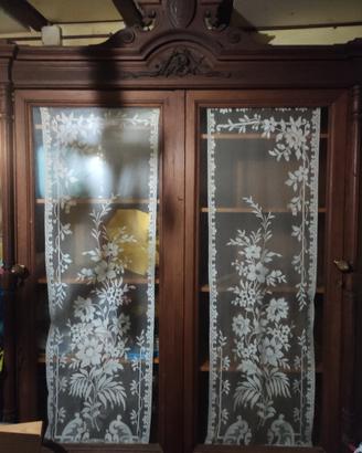 vetrina antica in legno massello fine '800
