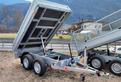 Carrello rimorchio auto ribaltabile doppio asse