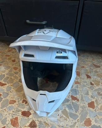 Casco Cross Fox V1 Bianco – Taglia M