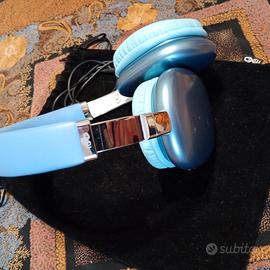 Cuffie bluetooth azzurre 