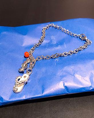 Bracciale con tre ciondoli