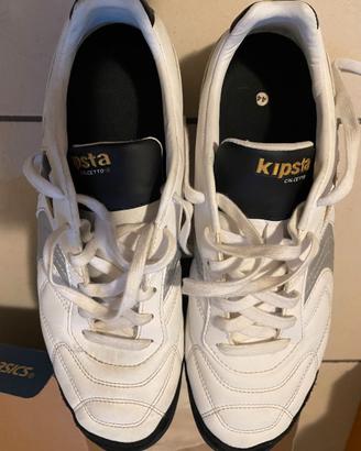 Scarpe BIANCHE calcetto Kipsta 44