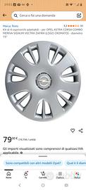 copricerchi opel  da 15