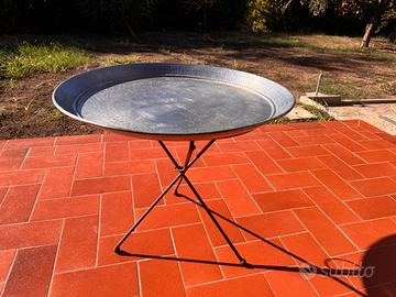 Tavolino vassoio artigianale stile marocchino