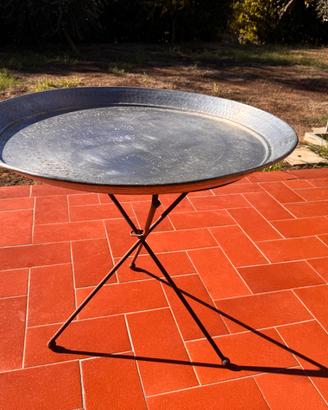 Tavolino vassoio artigianale stile marocchino
