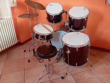 Batteria acustica Baxter 7 pezzi e seggiolino