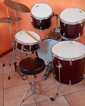 Batteria acustica Baxter 7 pezzi e seggiolino