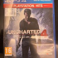 videogioco ps4 UNCHARTED 4 fine di un ladro