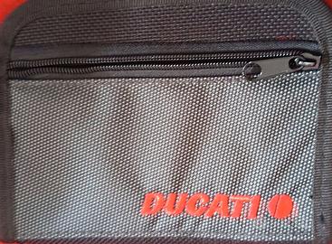 Portafoglio Ducati nero e rosso
