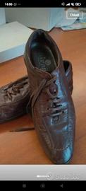mocassini uomo Vera pelle marrone n 40 