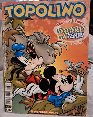 3 fumetti Topolino e Pippo Viaggiatori nel tempo