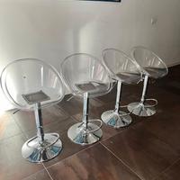 4 Sgabelli da Cucina trasparenti (Sphere)