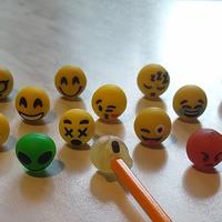Gomme top matita Amica Chips Collezione smile 