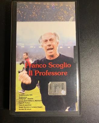 Genoa - Franco Scoglio Il professore VHS