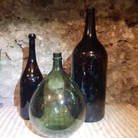 Set bottiglie e damigiana 