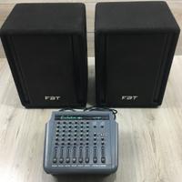 mixer attivo FBT 200E + coppia casse FBT D10