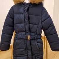 Parka trapuntato blu, taglia 6 anni