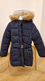 Parka trapuntato blu, taglia 6 anni