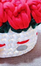 Cestino Natalizio uncinetto