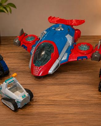 Set 4 veicoli PAW Patrol originali - Mega Aereo + 