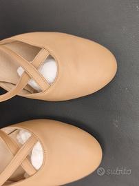 SCARPE DA BALLO CUCCARINI – VERA PELLE DI VITELLO 