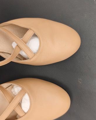 SCARPE DA BALLO CUCCARINI – VERA PELLE DI VITELLO 