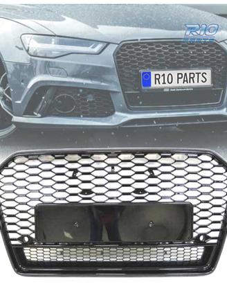 GRIGLIA PER AUDI A6 16- LOOK RS6 II NERO