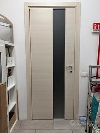 Porta interna 80x210 vetro satinato