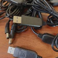 Cavo usb per alimentatore router 5.5x2.1mm 9V