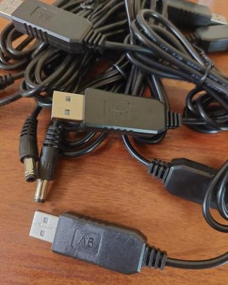 Cavo usb per alimentatore router 5.5x2.1mm 9V