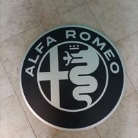 Quadro logo fregio alfa romeo