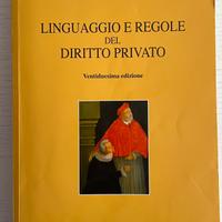 Libro Linguaggio e Regole del Diritto Privato