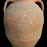 ANTICA GIARA ORCIO TERRACOTTA DUE MANICI '800