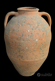 ANTICA GIARA ORCIO TERRACOTTA DUE MANICI '800