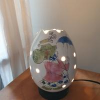 lampada artigianale uovo 