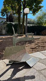 Aratro monovomere per motocoltivatore