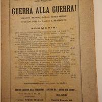 GUERRA ALLA GUERRA! Anno I, n. 1-2 1913