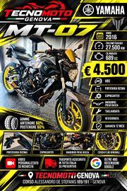 Yamaha MT-07 ABS 12MESI GARANZIA PREZZO APPENA RIB