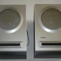 Coppia di casse Philips 8 ohms per impianto stereo