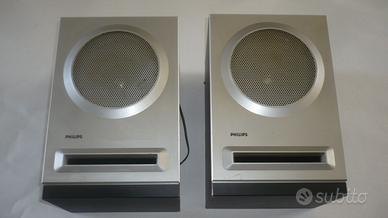 Coppia di casse Philips 8 ohms per impianto stereo