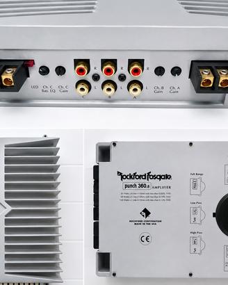 Rockford Fosgate Punch 360.6 Made in USA